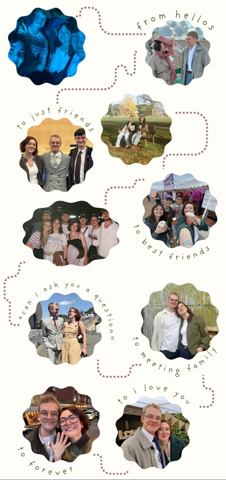 Henry and Daisy's journey - from hellos to forever